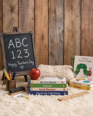 Lazy Teacher baby photoshoot theme — Natkhat
