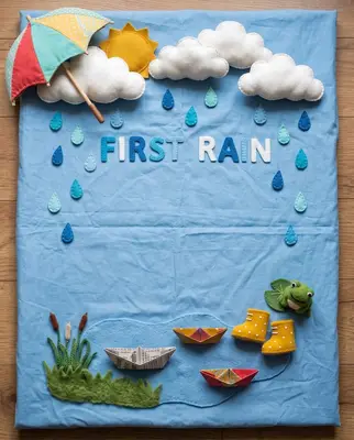 First Rain 2 baby photoshoot theme — Natkhat