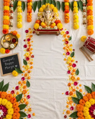 Ganpati Visarjan baby photoshoot theme — Natkhat