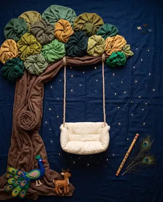 Krishna Starry Night baby photoshoot theme — Natkhat