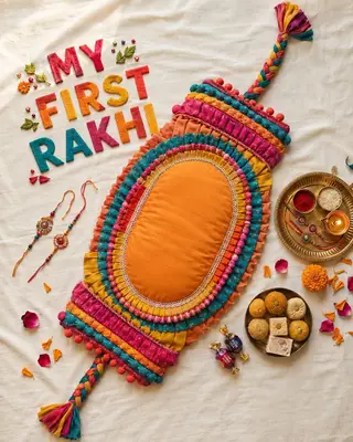 Little Rakhi baby photoshoot theme — Natkhat