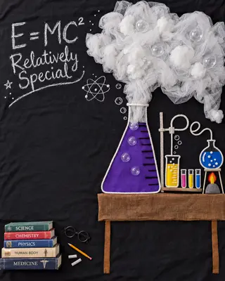 Scientist baby photoshoot theme — Natkhat