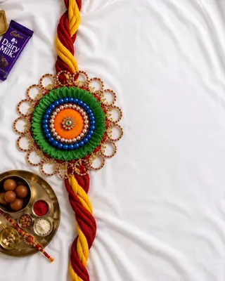 Sweet Rakhi baby photoshoot theme — Natkhat