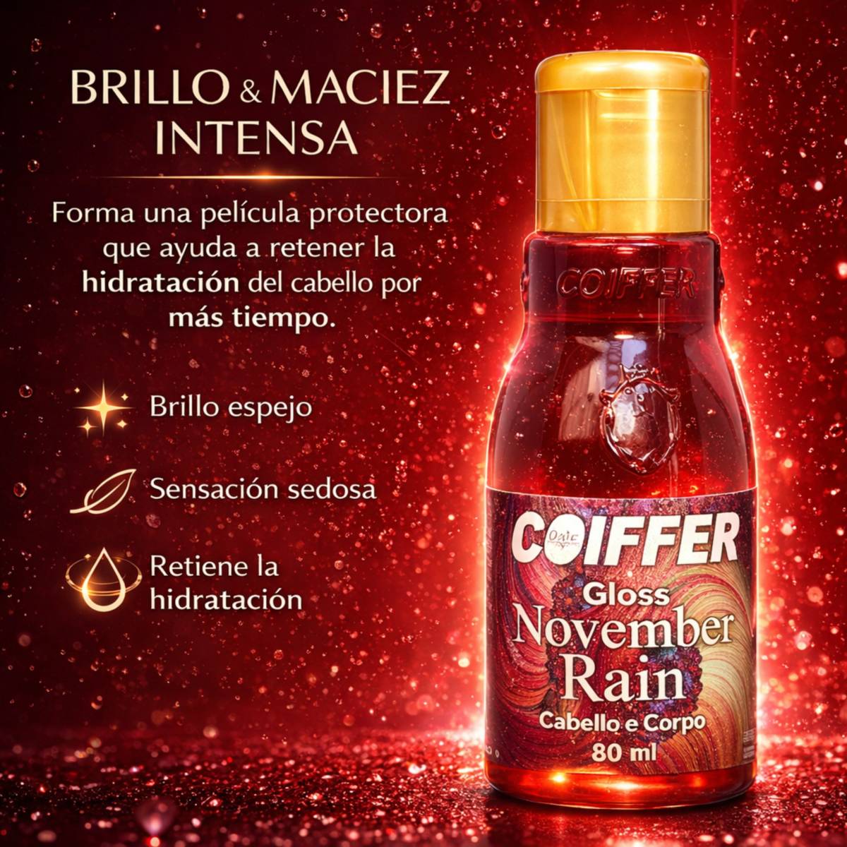 Serum Perfumado para el Cabello November Rain — Detalle 2 Mania de Alisar