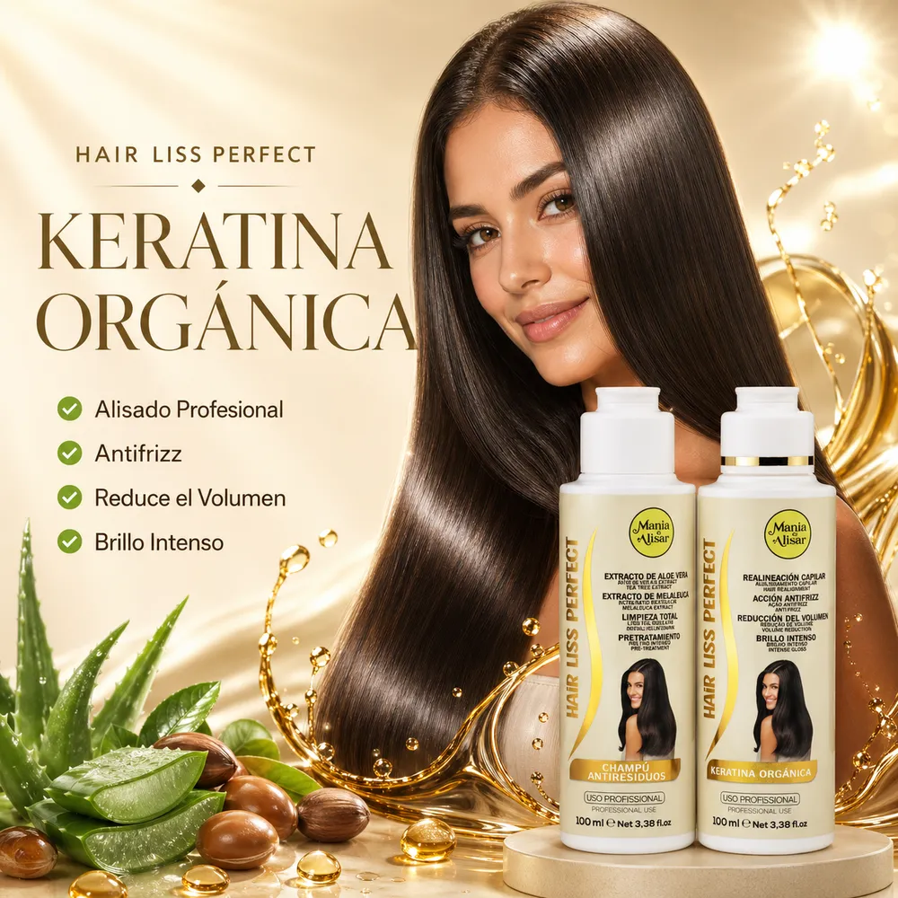 Kit de Alisado Hair Liss Perfect 100ml — Detalle 2 Mania de Alisar