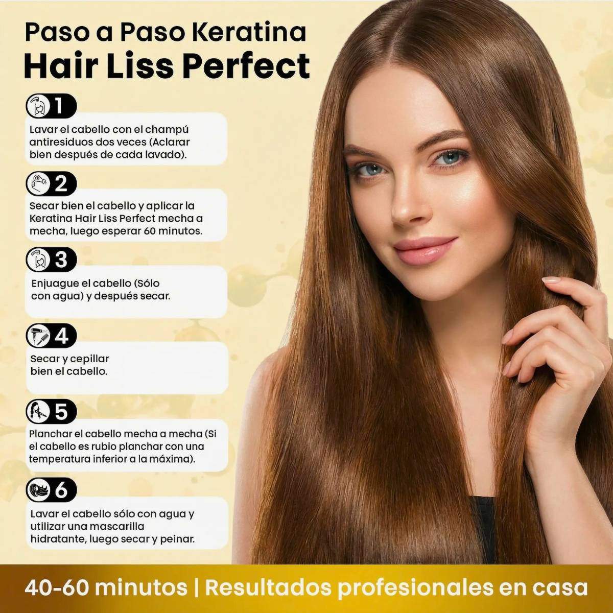 Kit de Alisado Hair Liss Perfect - 300ml — Detalle 6 Mania de Alisar