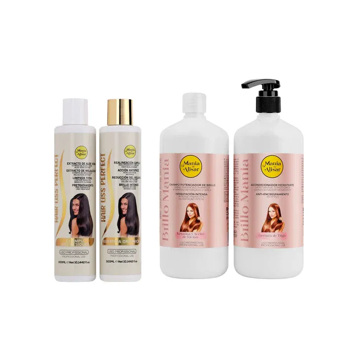 Kit de Alisado Hair Liss Perfect 300ml + Kit de Mantenimiento Pos-Alisado — Mania de Alisar