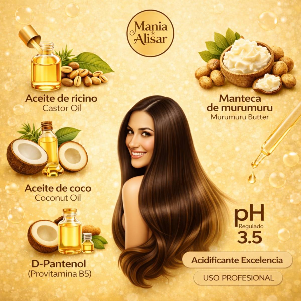 Acidificante Excelencia Controla pH y Porosidad 500ml — Detalle 4 Mania de Alisar