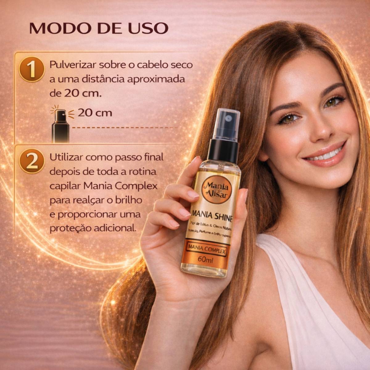 Perfume para el Pelo Shine con vitaminas — Detalle 2 Mania de Alisar