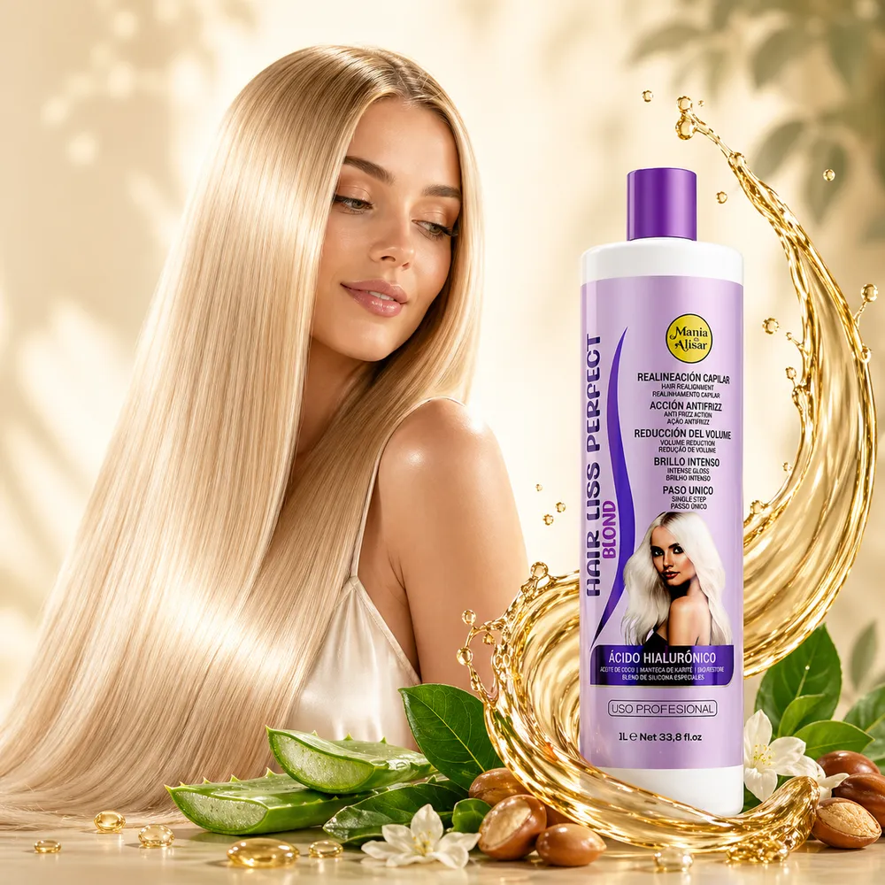 Alisado Matizador Hair Liss Perfect Blond 1000ml — Detalle 2 Mania de Alisar