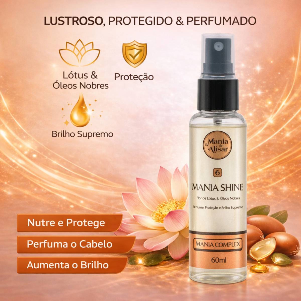Perfume para el Pelo Shine con vitaminas — Detalle 3 Mania de Alisar