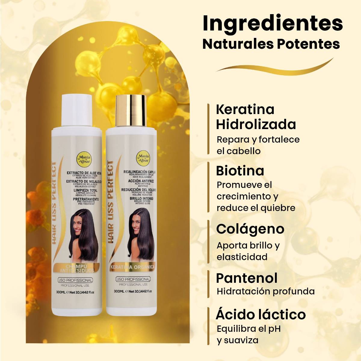 Kit de Alisado Hair Liss Perfect - 300ml — Detalle 4 Mania de Alisar
