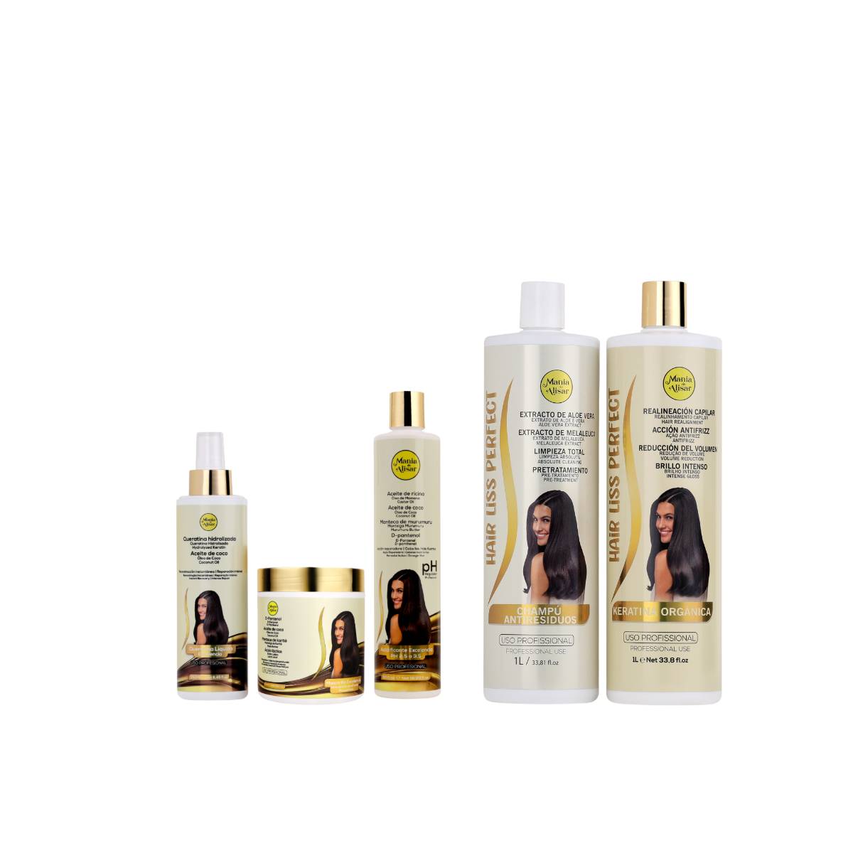 Kit Alisado Hair Liss Perfect 1000ml + Kit de Pre-Química — Mania de Alisar