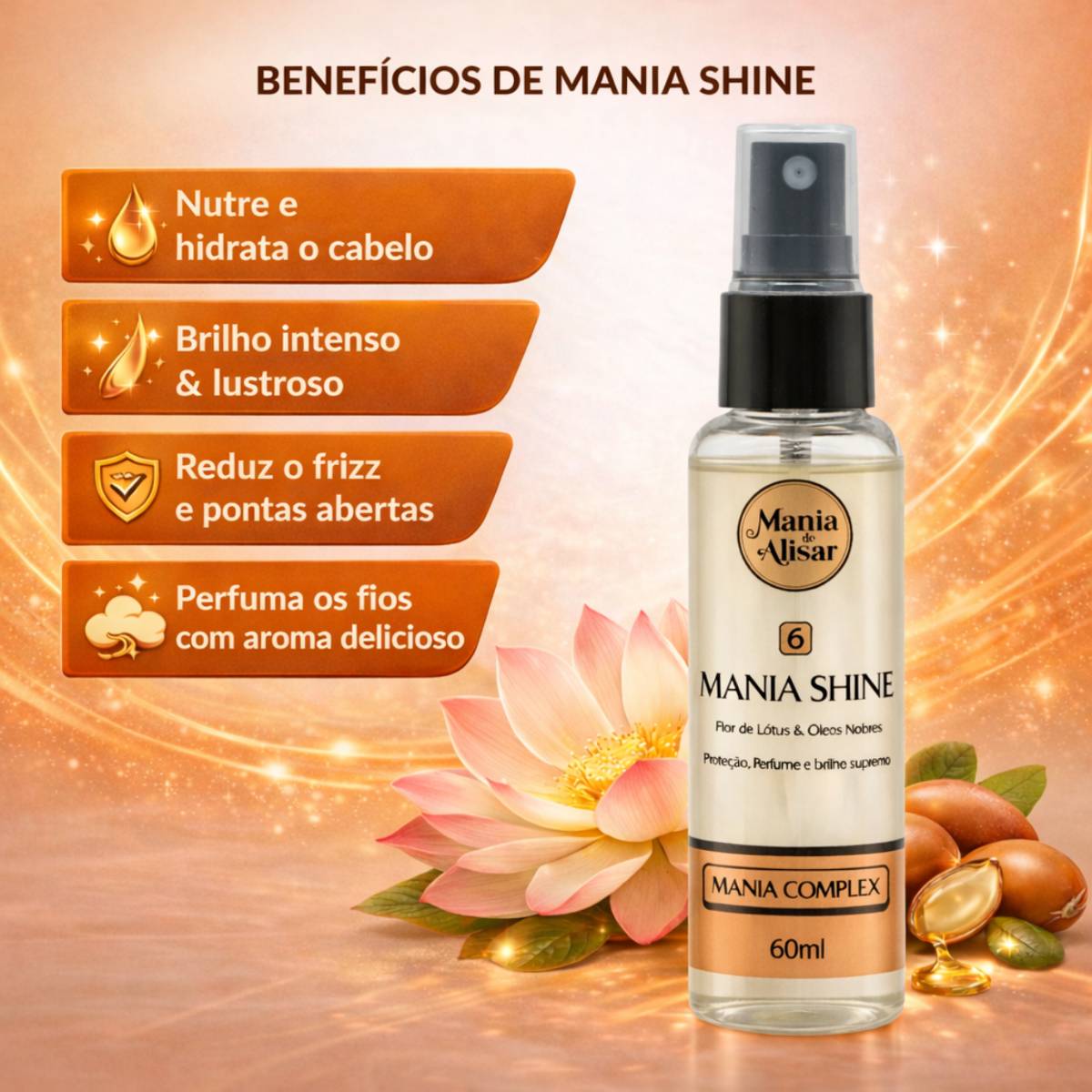 Perfume para el Pelo Shine con vitaminas — Detalle 4 Mania de Alisar