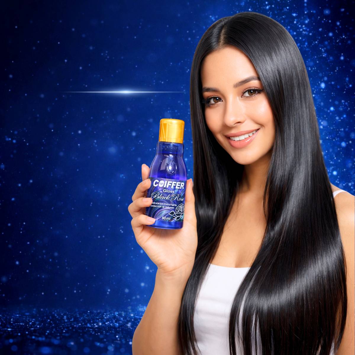 Serum Perfumado para el Cabello Gloss Black Rose — Detalle 4 Mania de Alisar