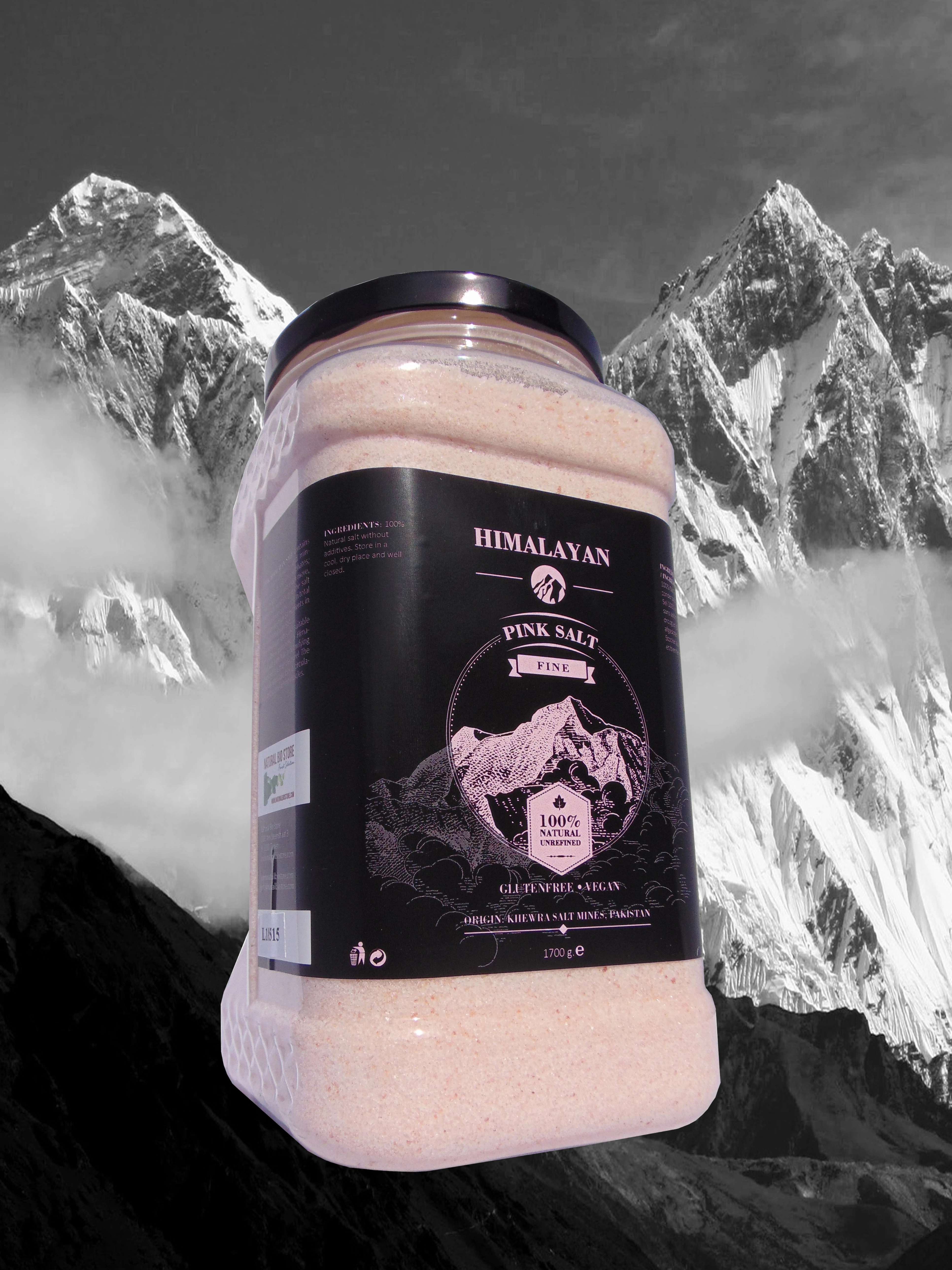 Roze Himalayazout Fijn 1700g 1