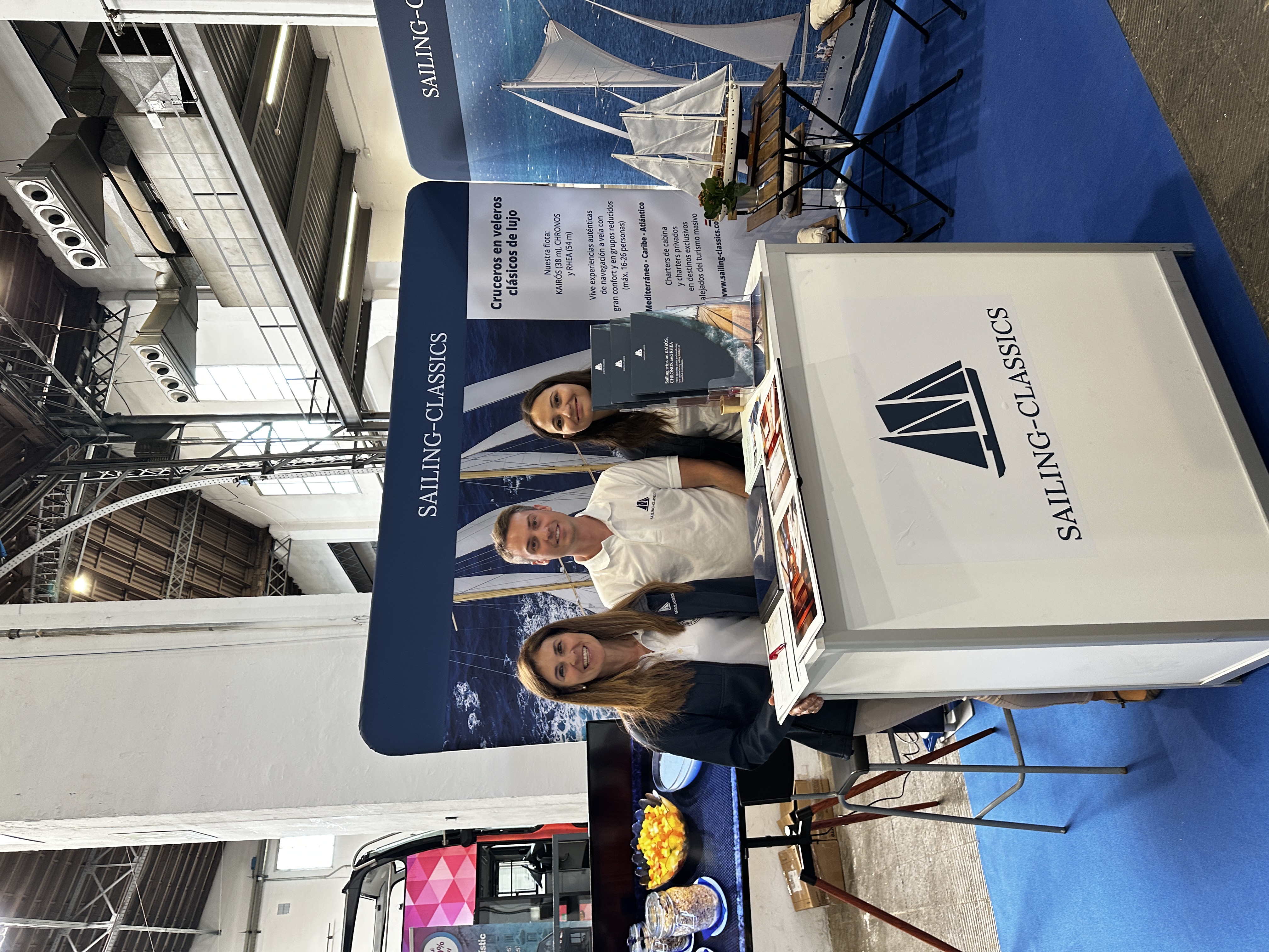 Participación de Sailing Classics y Navega mediterraneo en la feria de B-Travel de Barcelona 2025