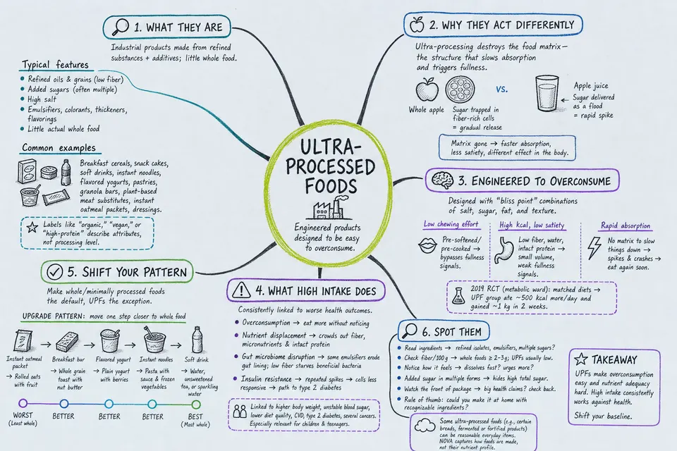 Ultra-Processed Foods mindmap