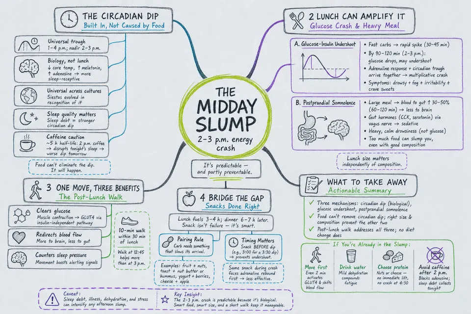 The Midday Slump mindmap