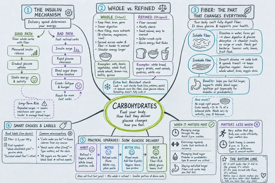 Carbohydrates mindmap