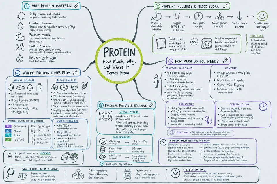 Protein mindmap
