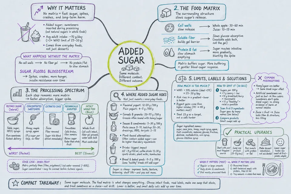 Added Sugar mindmap