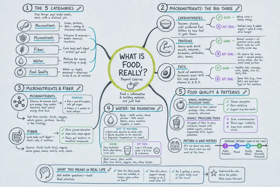 What Is Food, Really? mindmap