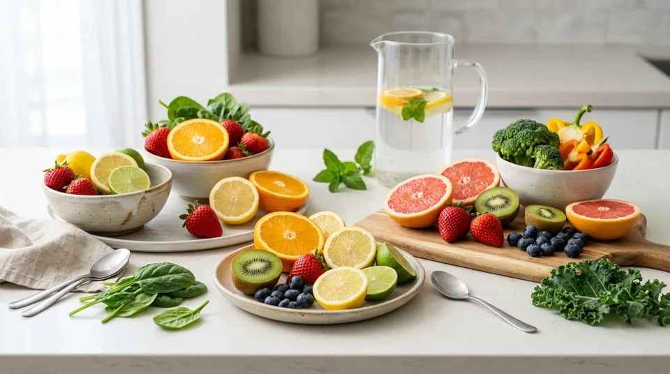 Vitamin C: Antioxidant Protection and Collagen Support
