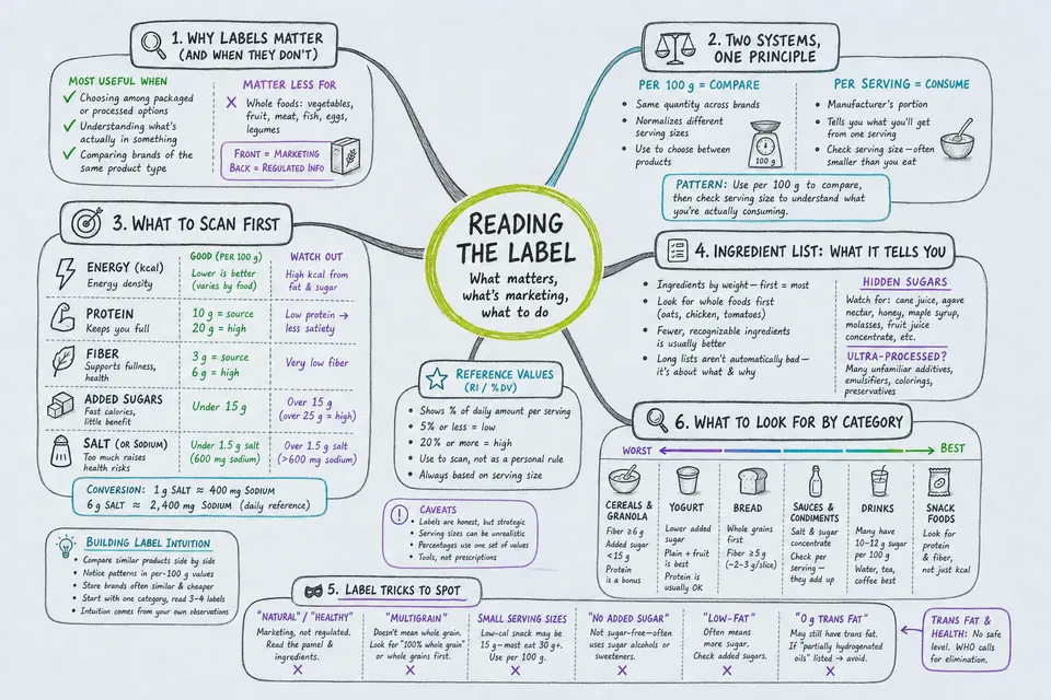 Reading the Label mindmap