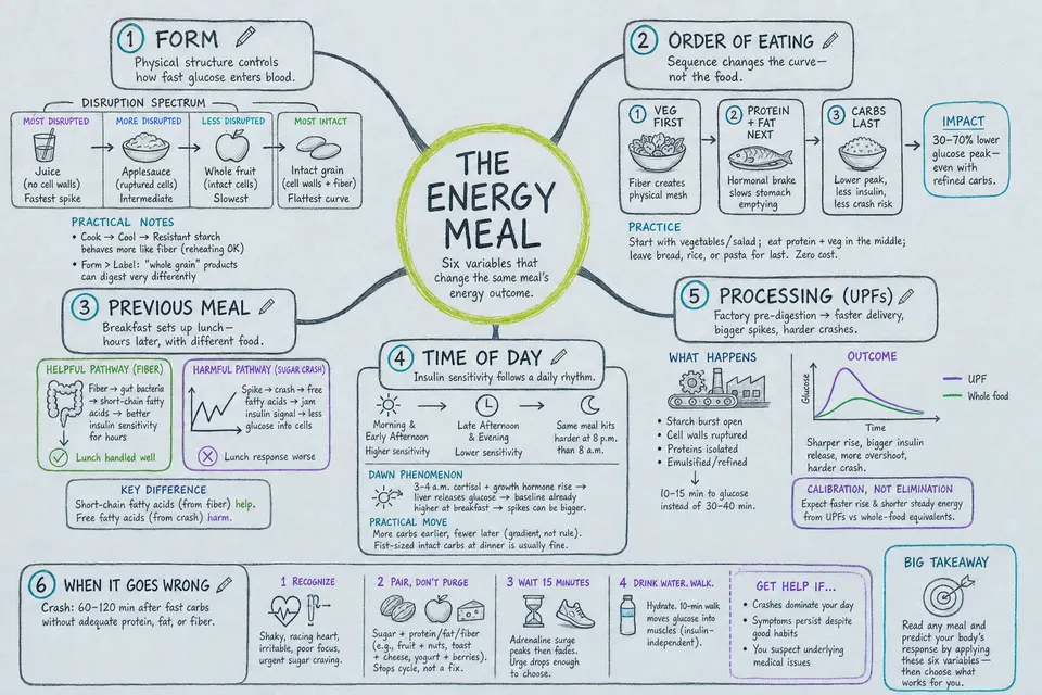 The Energy Meal mindmap
