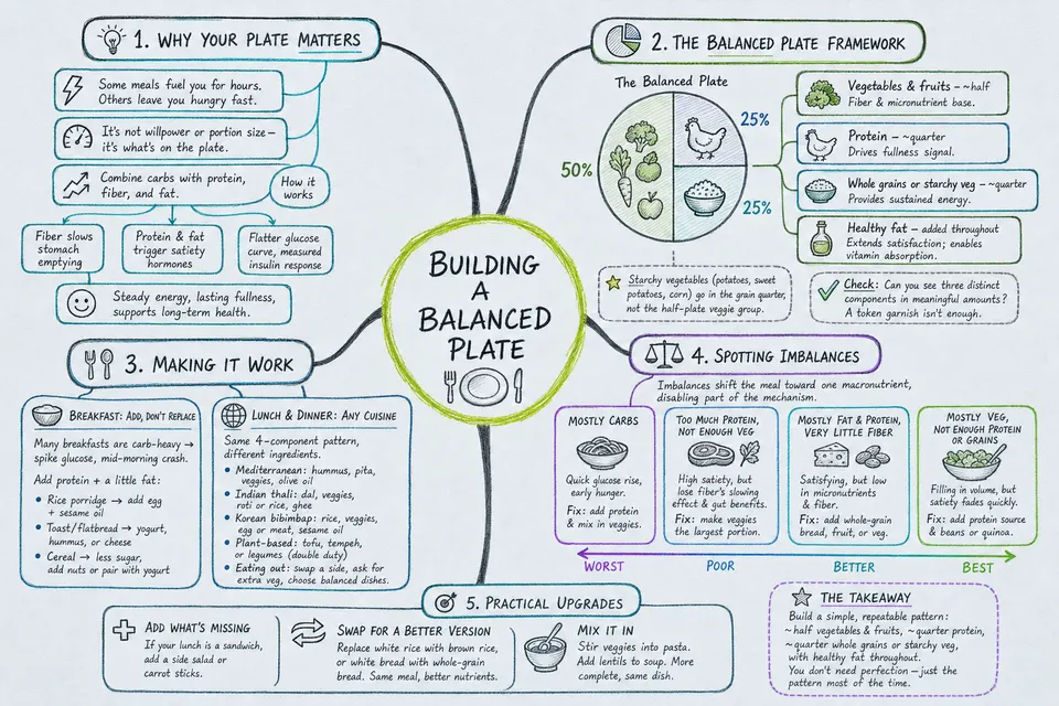 Building a Balanced Plate mindmap
