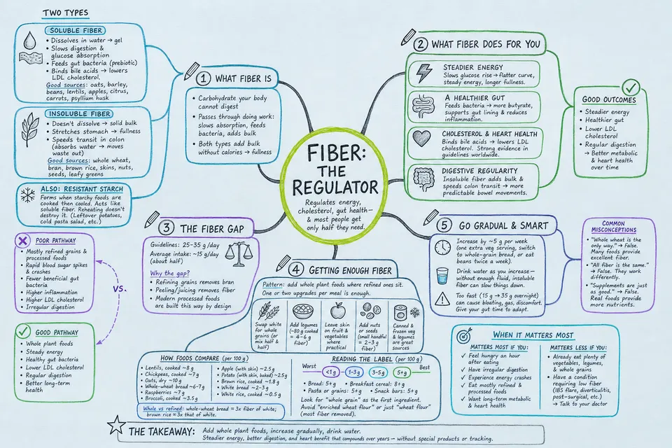 Fiber: The Regulator mindmap