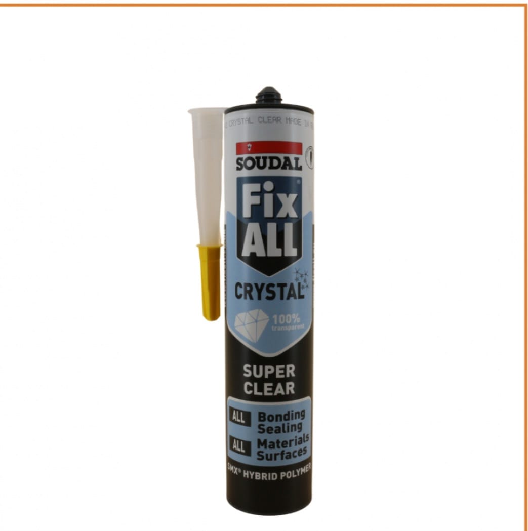 سيليكون SOUDAL Fix All Crystalبلجيكي لون شفاف 