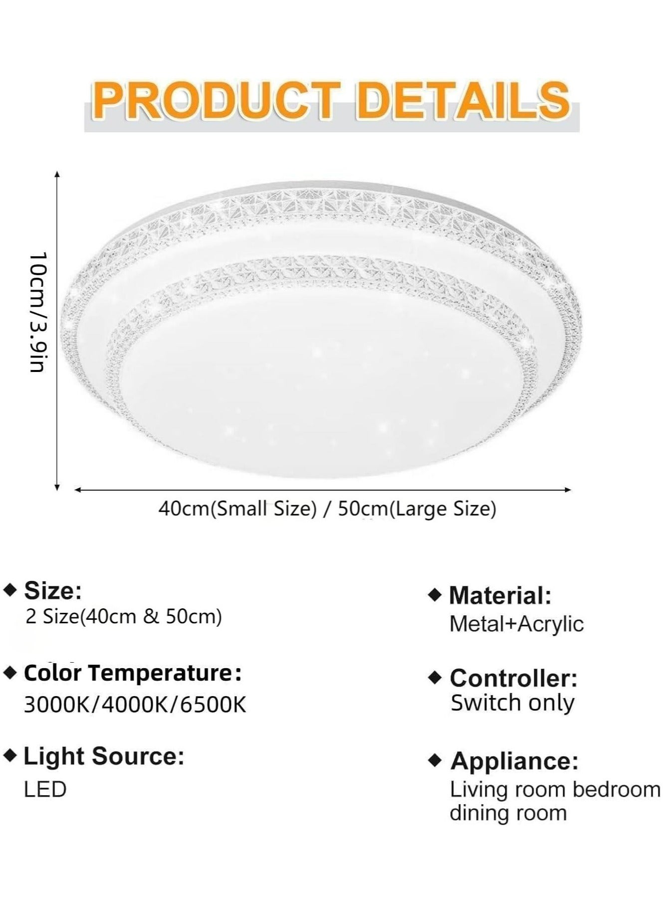LED THREE ANTI CEILING LAMP  thumbnail 5