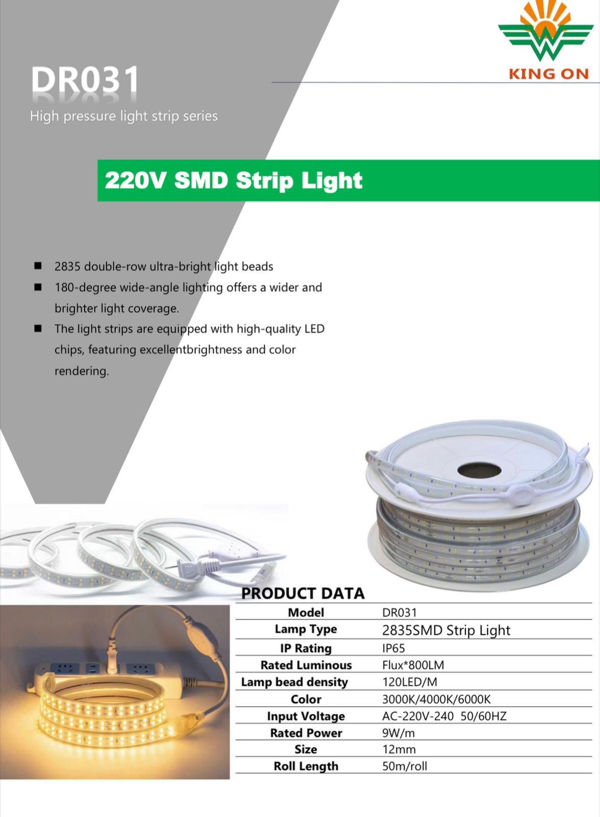 220V SMD STRIP LIGHT  - Image 1