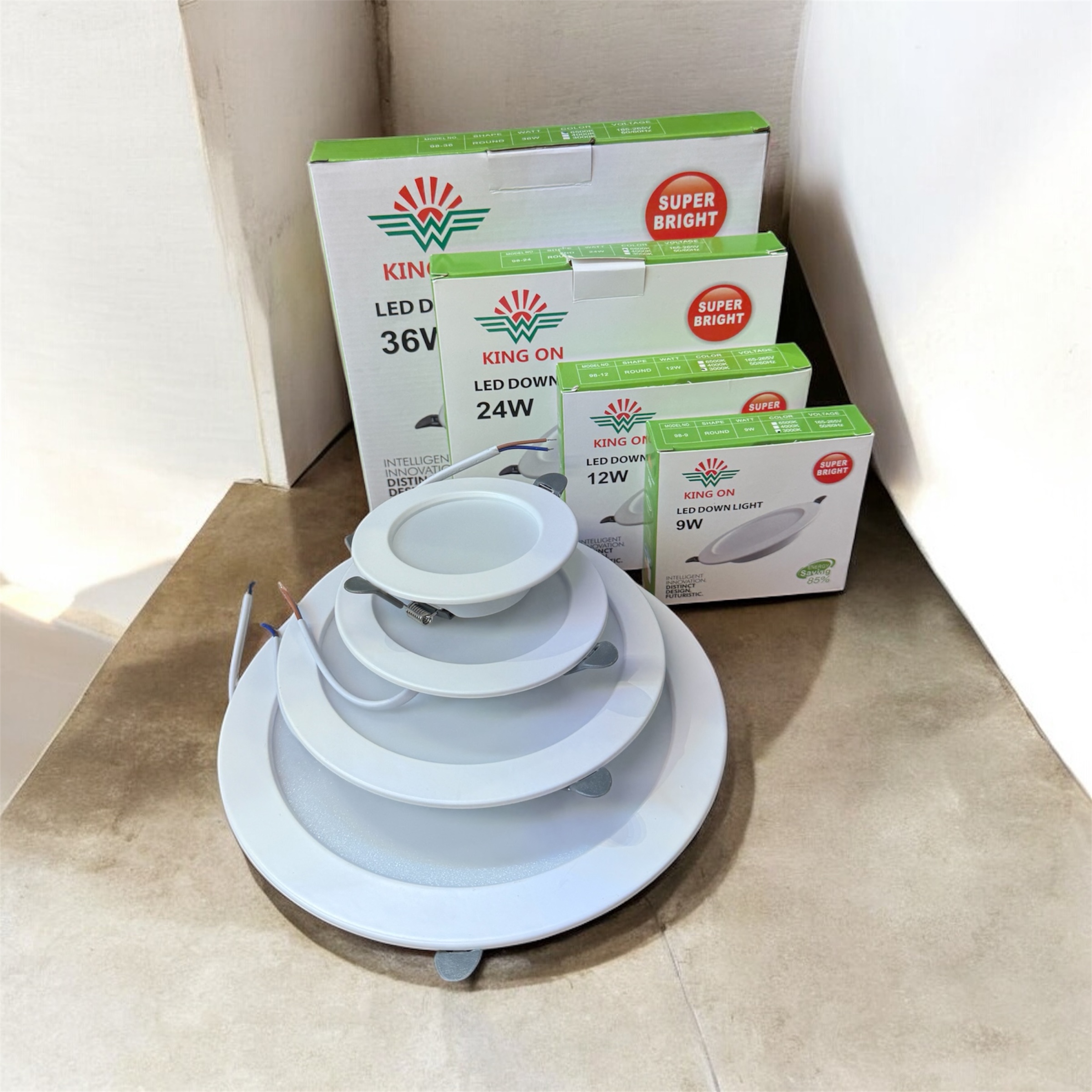 KINGON LED DOWN LIGHT 36W/24W/12W/9W - Image 1
