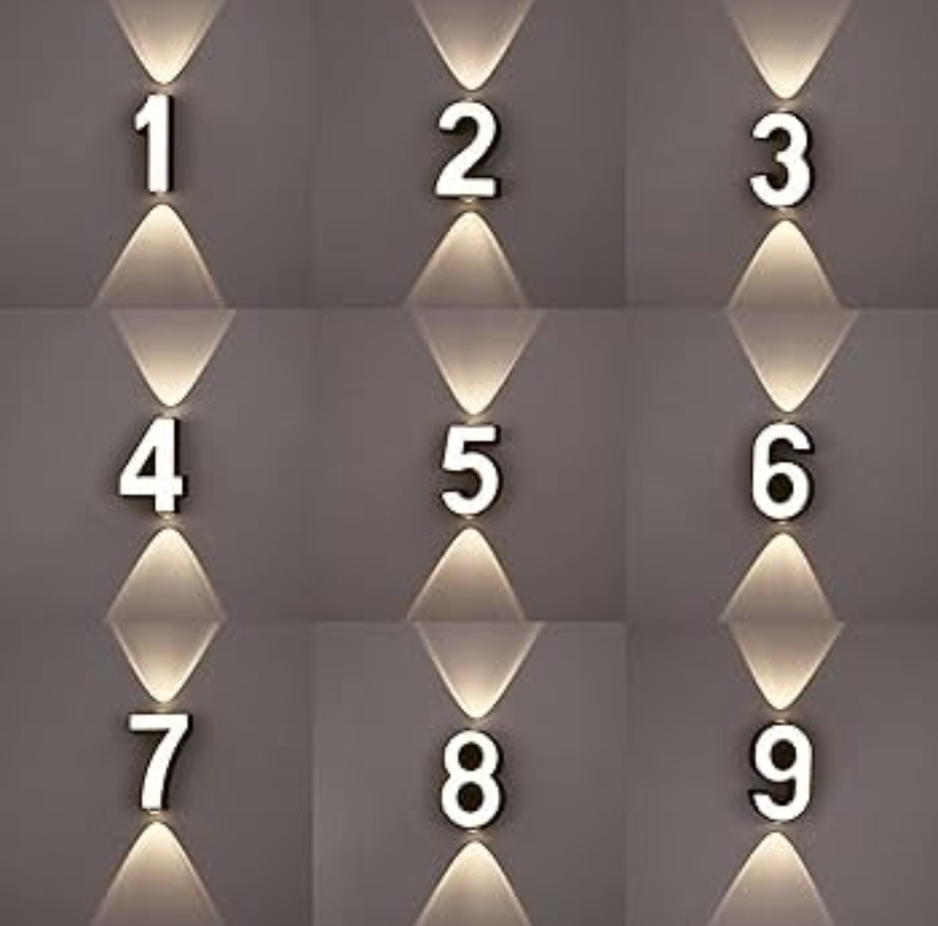NUMBER UP DOWN LED ALUMINUM BODY  - Image 1