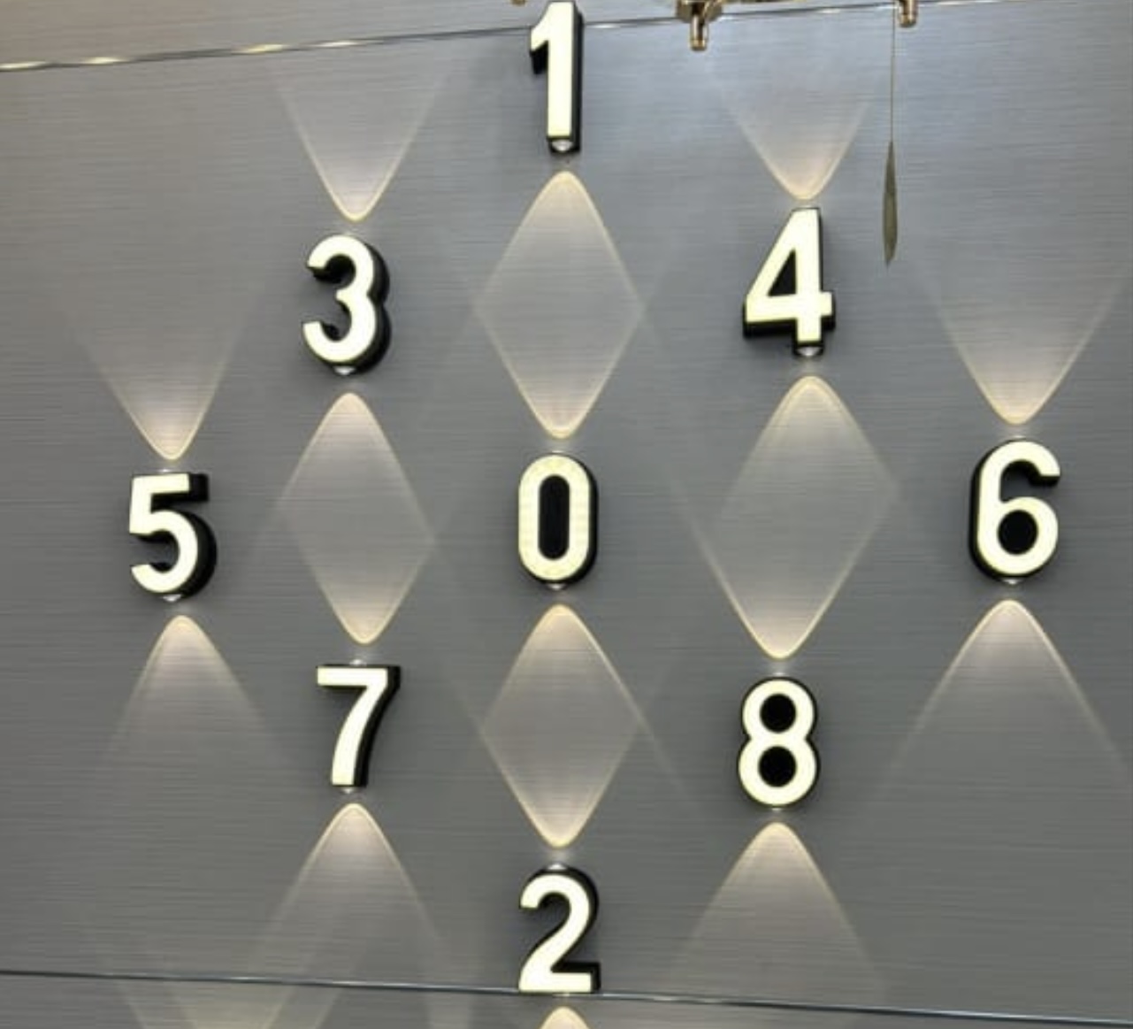 NUMBER UP DOWN LED ALUMINUM BODY  thumbnail 2