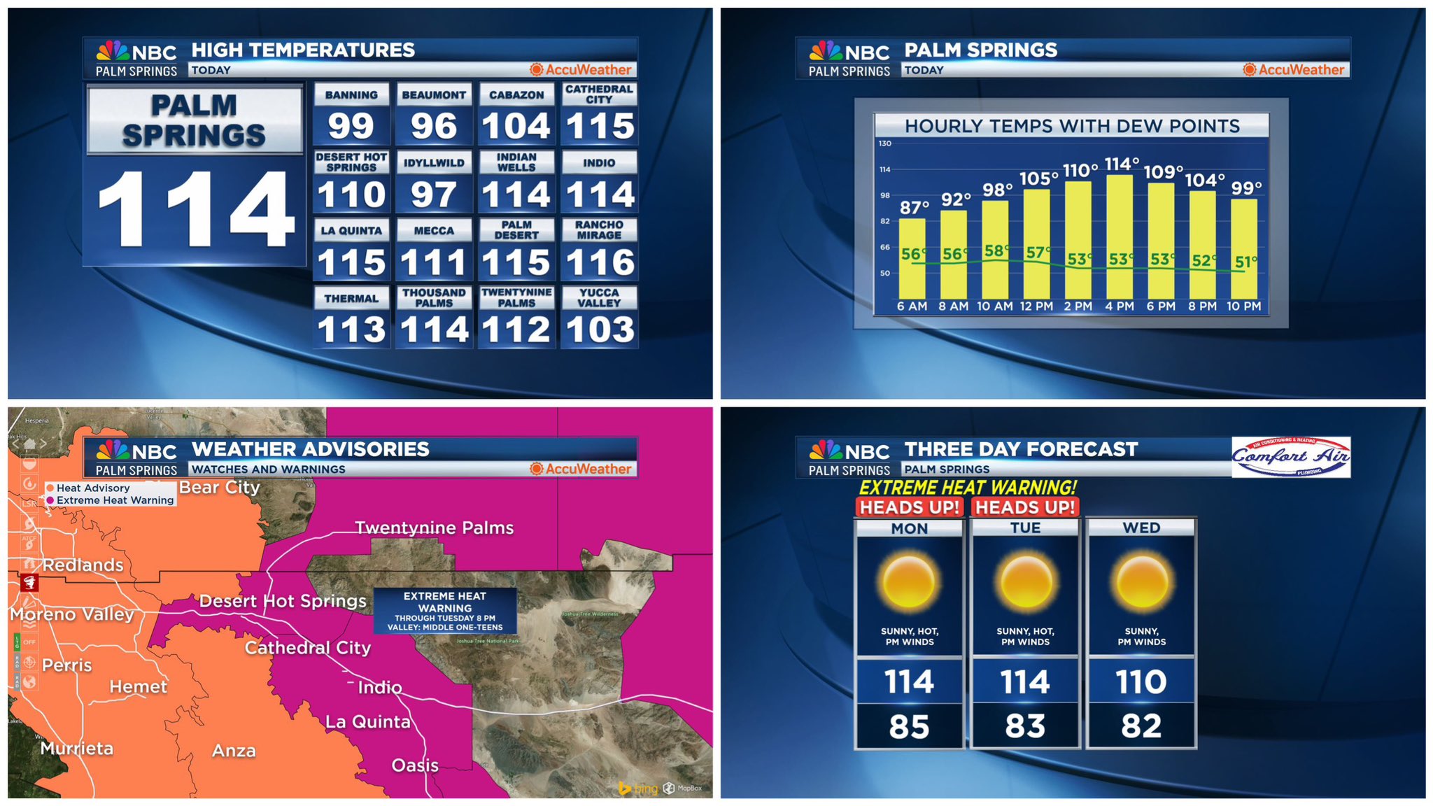 An NBC Palm Springs Weather Heads-Up for August 11, 2025!