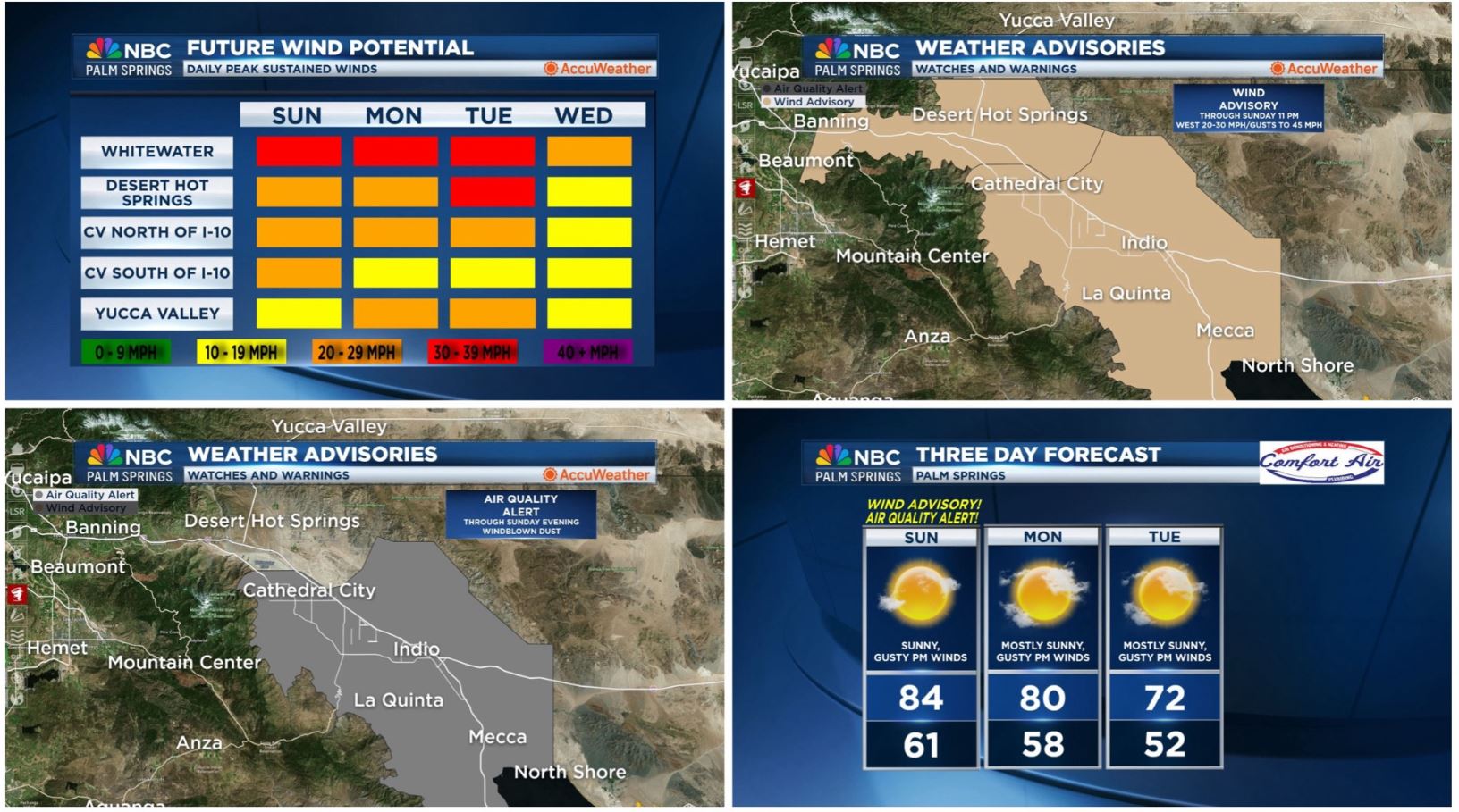 An NBC Palm Springs Weather Heads-Up on Sunday, March 30, 2025!