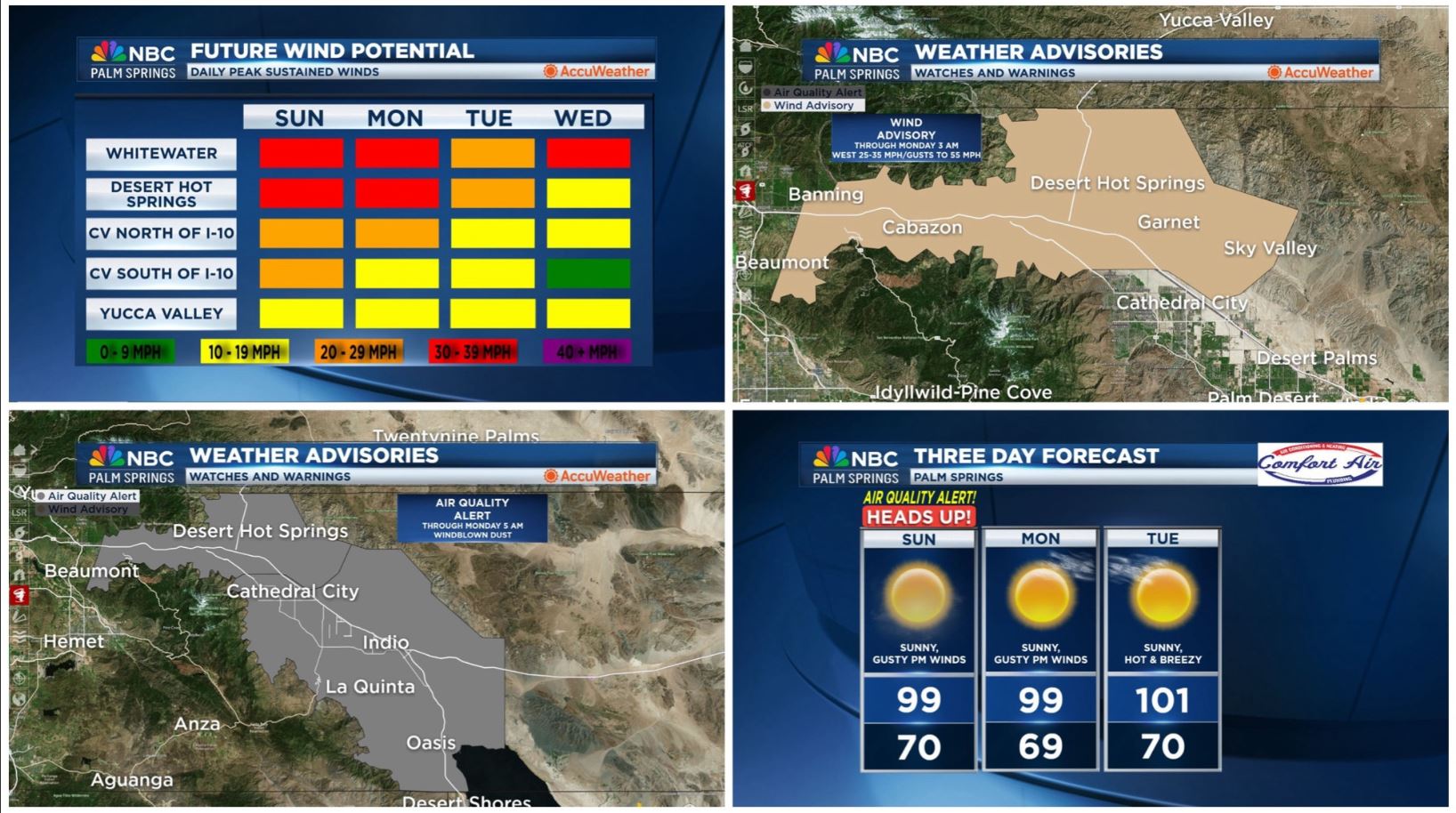 An NBC Palm Springs Weather Heads-Up for Sunday, May 25, 2025!