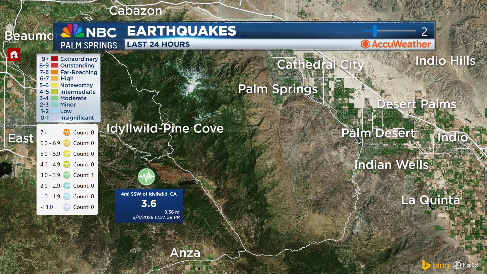 Moderate Earthquake Detected Wednesday Afternoon on June 4!