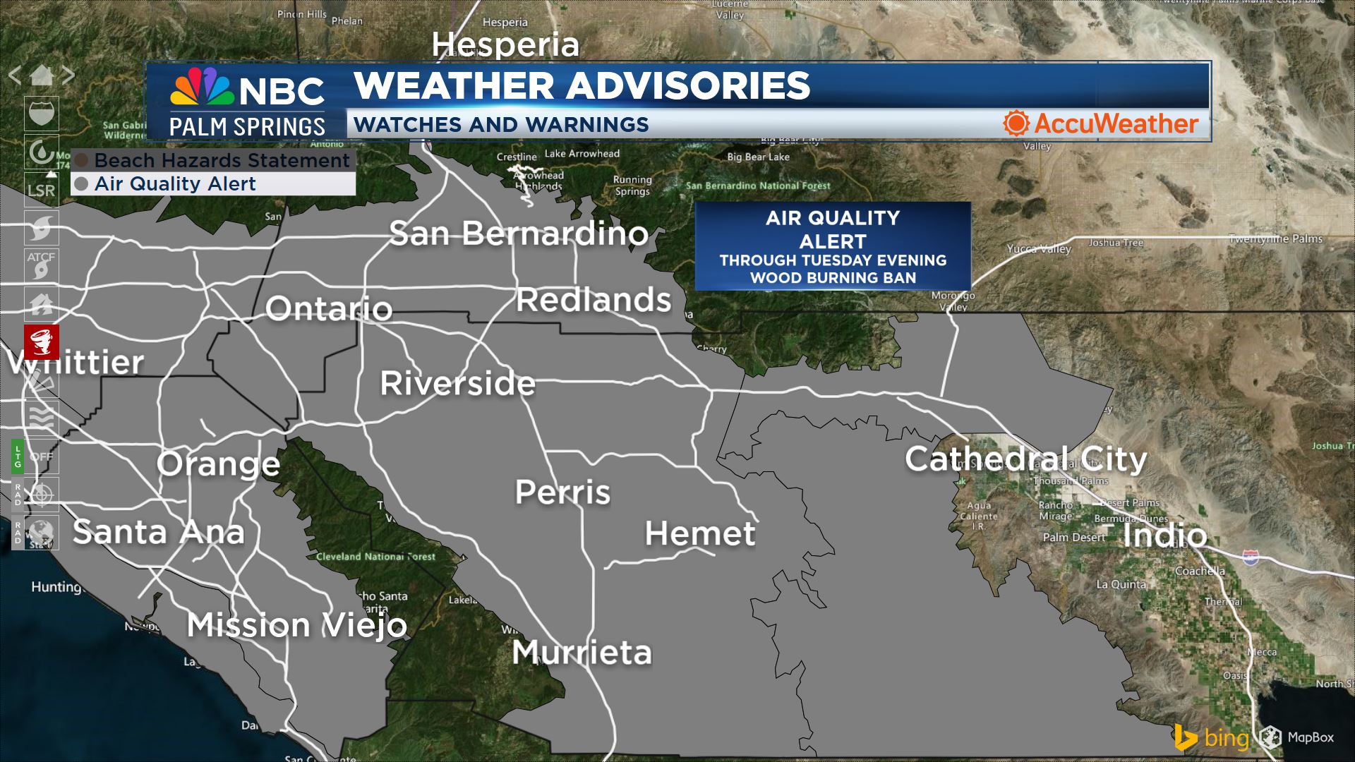 An NBC Palm Springs Weather Heads-Up for Tuesday, December 3, 2024!