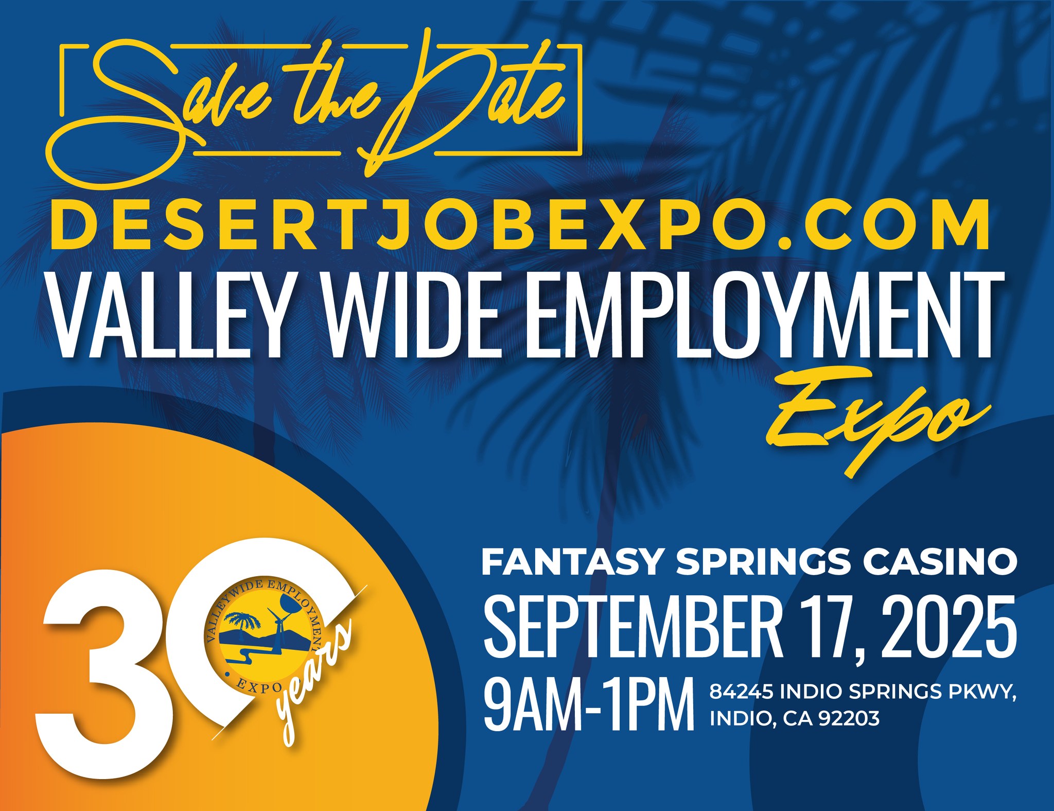 Valley-Wide Employment Expo Set for September in Indio