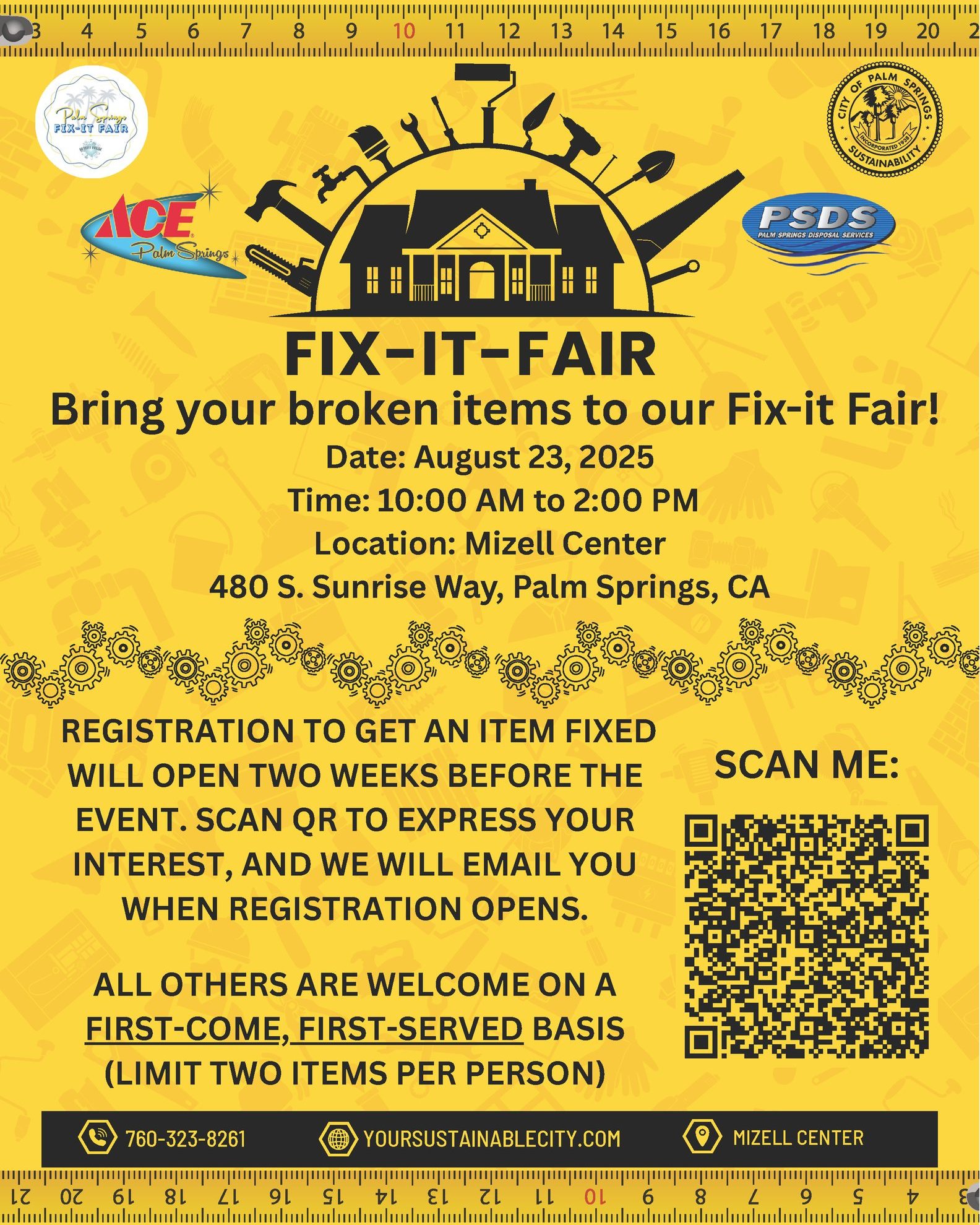 Palm Springs to Host Free Repair Event for Broken Electronics and Appliances