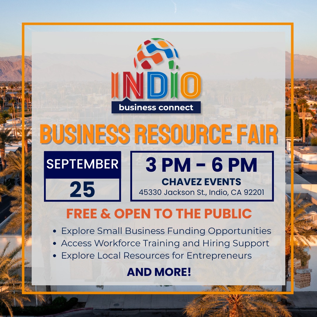 Business Resource Fair Scheduled for Coachella Valley Entrepreneurs