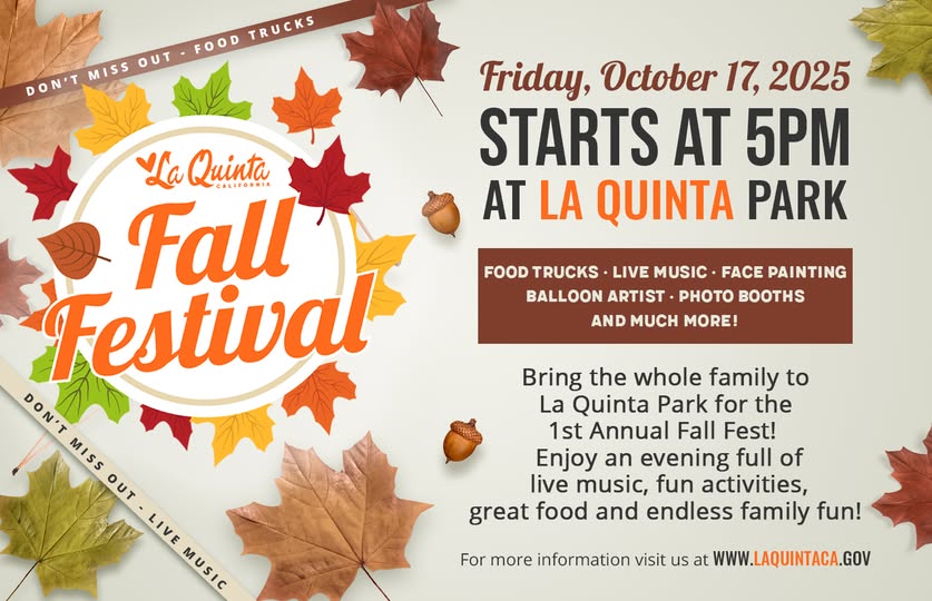 La Quinta Launches Inaugural Fall Festival at City Park