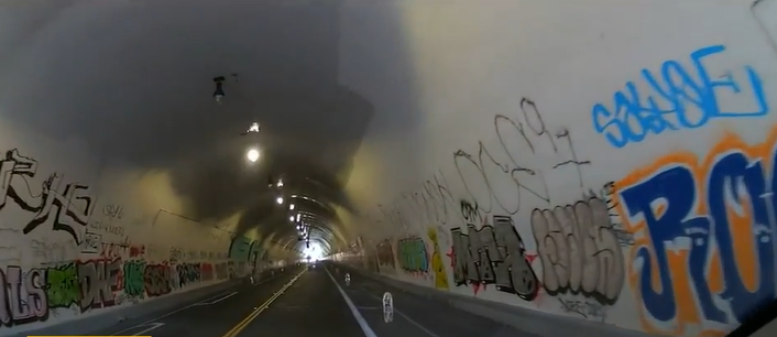 Graffiti Returns to LA’s 2nd Street Tunnel Hours After Fresh Cleanup