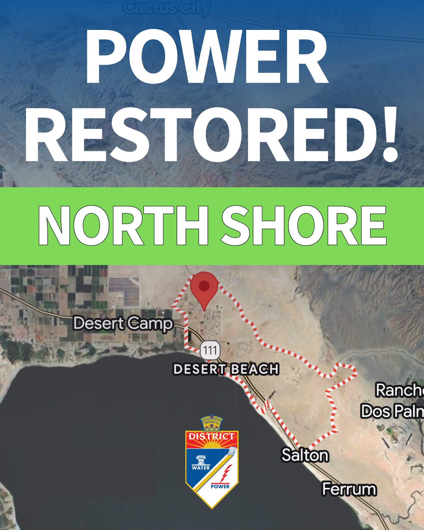 Power Restored To North Shore Community