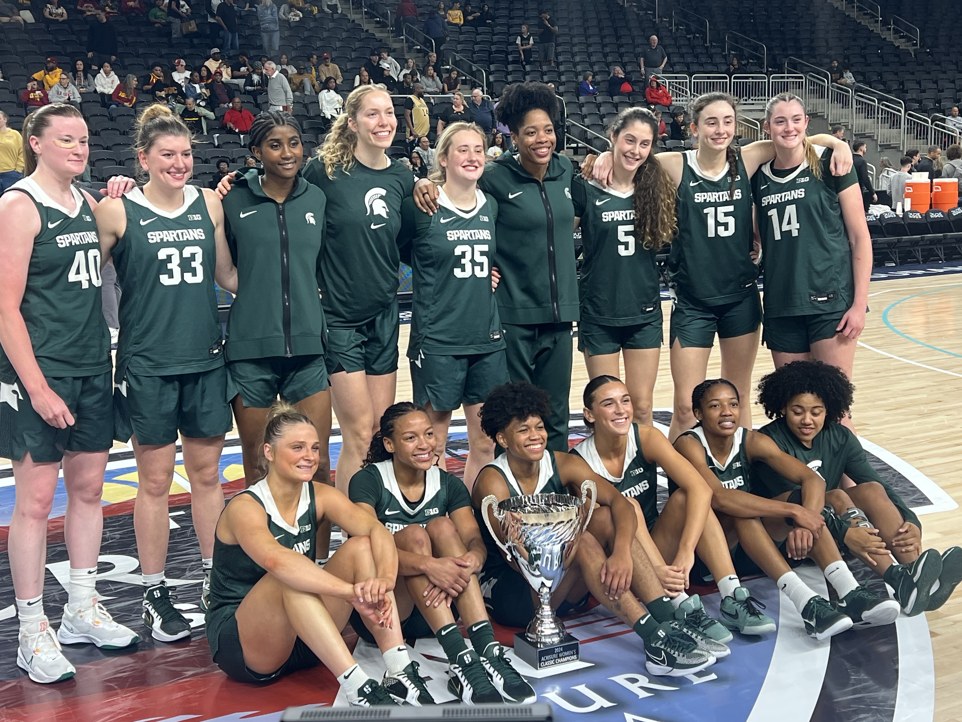 Michigan State wins Acrisure Holiday Invitational over Vanderbilt 78-70